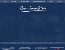 Tablet Screenshot of cano-immobilier.com